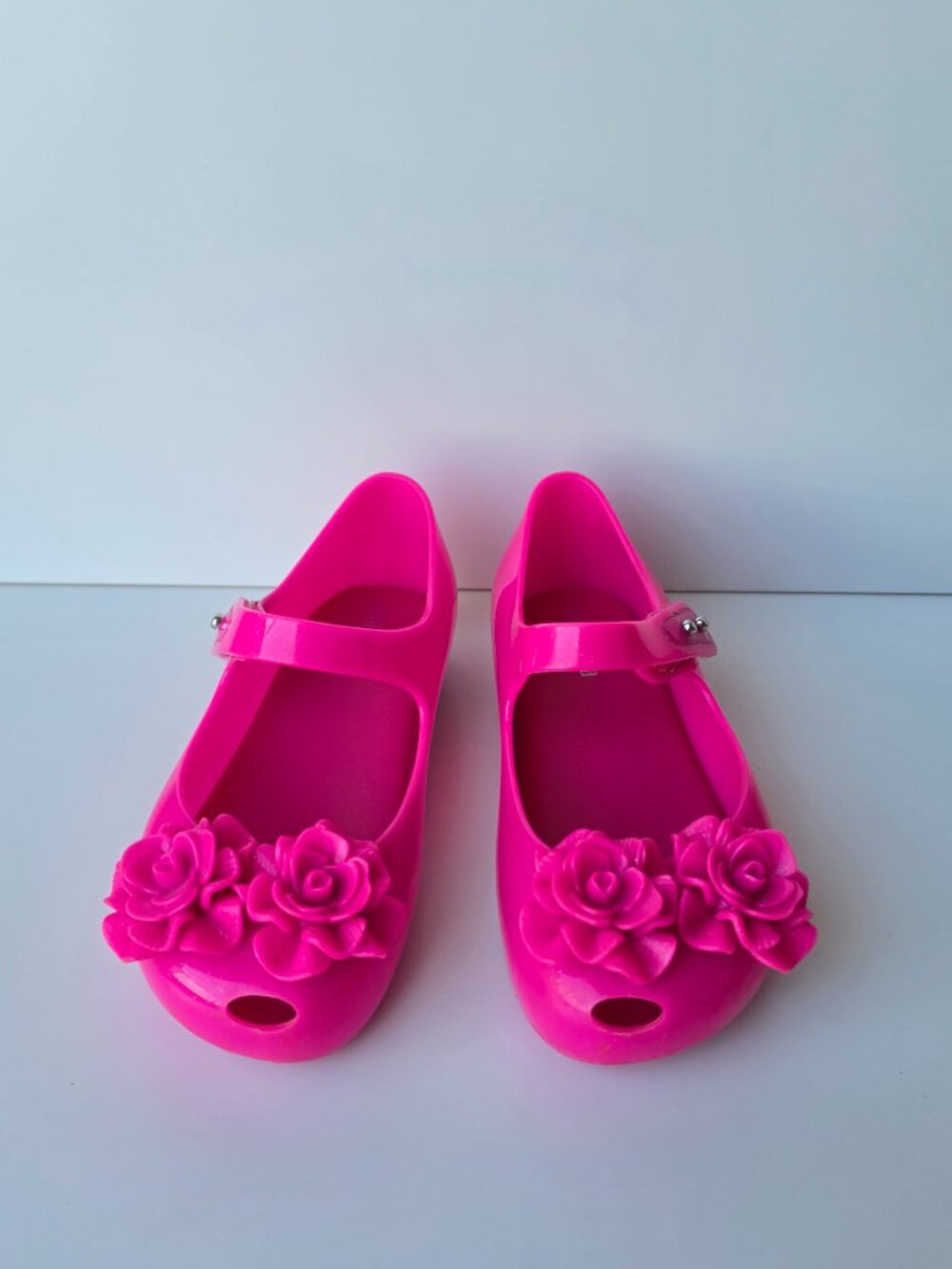 Mini Melissa Girls Fuchsia Ultragirl garden shoes